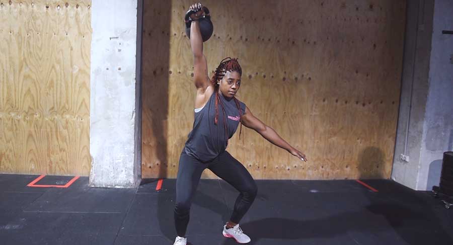 kettlebell clean jerk snatch crossfit
