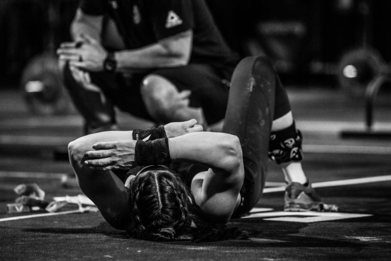 athlete resting